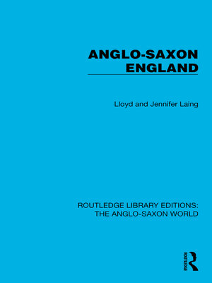 cover image of Anglo-Saxon England